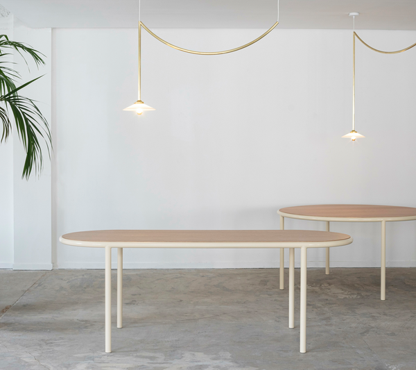 Wooden table ovale Muller Van Severen